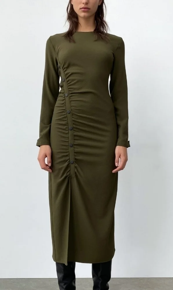 Zara draped dress